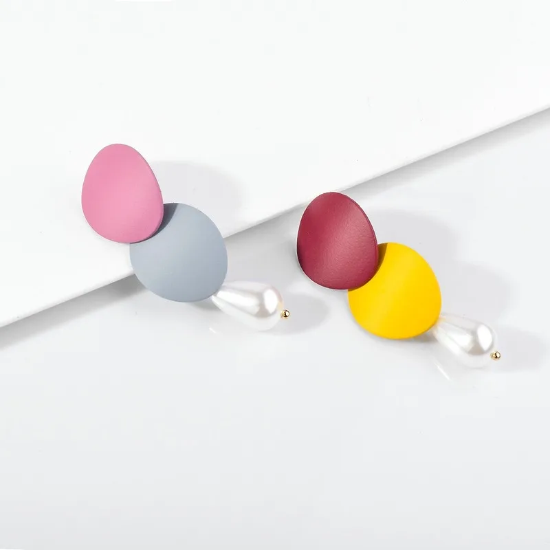 Original Earrings New European and American Mixed Color Paint Earrings Natural Water Drop Shell Earrings for Women
Original Earrings New European and American Mixed Color Paint Earrings Natural Water Drop Shell Earrings for Women