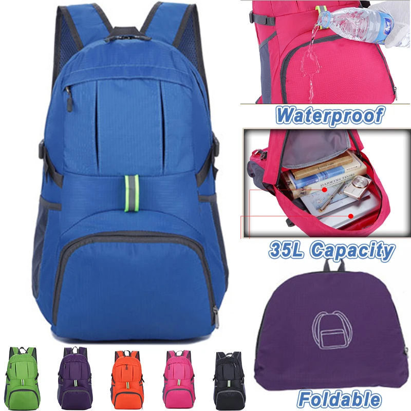 35L Outdoor Foldable Waterproof Backpack Lightweight Portable Daypack Rucksack Large Hunting Camping Traveling Hiking Backpacks
35L Outdoor Foldable Waterproof Backpack Lightweight Portable Daypack Rucksack Large Hunting Camping Traveling Hiking Backpacks