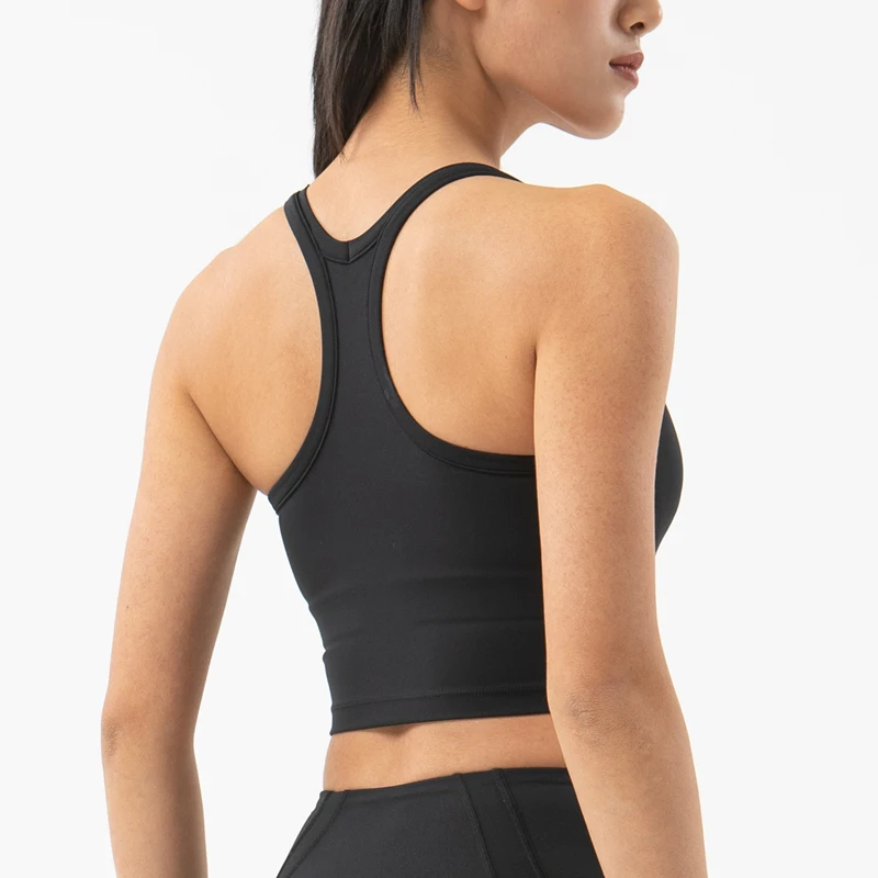 SOISOU Nylon Sports Top Women's Bra Yoga Fitness Gym Breathable Bras Underwear Vest Double Layer Support Bra 6 Colors SOISOU Nylon Sports Top Women's Bra Yoga Fitness Gym Breathable Bras Underwear Vest Double Layer Support Bra 6 Colors