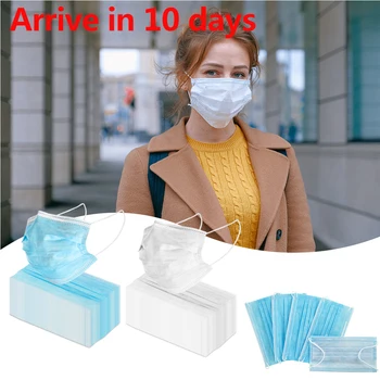 50pcs Disposable Face Masks 3 Layers Professional Protective Masks with Elastic Earloop Random Color Masks
50pcs Disposable Face Masks 3 Layers Professional Protective Masks with Elastic Earloop Random Color Masks