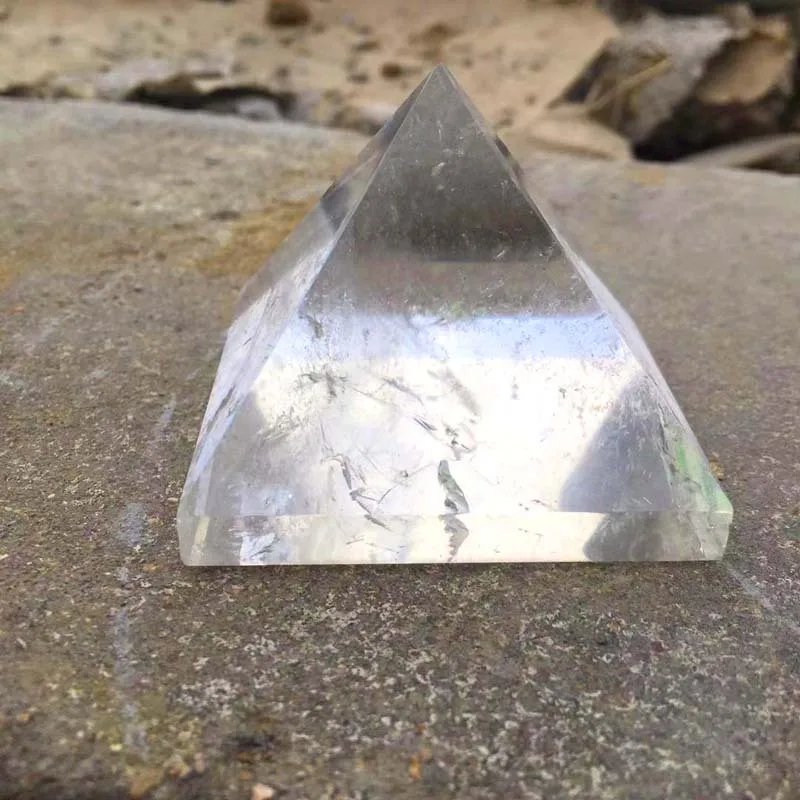 Natural Transparent Quartz Crystal Pyramid Clear Reiki Healing Natural white crystal Pyramid raw stone polishing
Natural Transparent Quartz Crystal Pyramid Clear Reiki Healing Natural white crystal Pyramid raw stone polishing