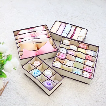 Nonwoven Underwear Storage Box Container Drawer Divider Boxes for Ties Socks Bra Foldable Bra Storage Box Home Closet Organizer
Nonwoven Underwear Storage Box Container Drawer Divider Boxes for Ties Socks Bra Foldable Bra Storage Box Home Closet Organizer