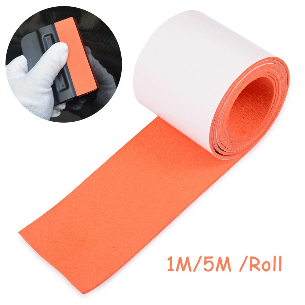 EHDIS 5M Vinyl Wrap Squeegee Spare Suede Felt Tape Window Tint Card Scraper Protector No Scratch Fabric Cloth Car Wrapping Tools
EHDIS 5M Vinyl Wrap Squeegee Spare Suede Felt Tape Window Tint Card Scraper Protector No Scratch Fabric Cloth Car Wrapping Tools