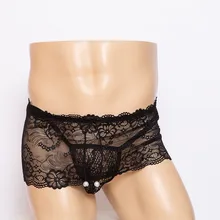 Men's Panties Lace Underpants Fashion Underwear Sexy Temptation Thong Two-Piece Set Transparent T Thongs Male Lingerie
Men's Panties Lace Underpants Fashion Underwear Sexy Temptation Thong Two-Piece Set Transparent T Thongs Male Lingerie