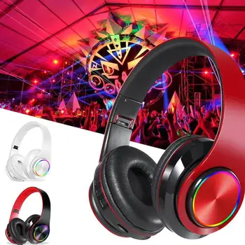 LED Colorful Breathing Lights Portable Folding Built-in Bluetooth Mp3 With FM Support Headphones TF Card MIC Player Wireles H8S0
LED Colorful Breathing Lights Portable Folding Built-in Bluetooth Mp3 With FM Support Headphones TF Card MIC Player Wireles H8S0