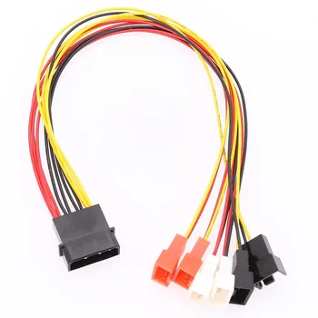 30cm IDE Molex PC DIY 4-pin IDE molex to 6-port Cooler cooling fan 2pin Splitter power Cable cord 12V 7V 5V
30cm IDE Molex PC DIY 4-pin IDE molex to 6-port Cooler cooling fan 2pin Splitter power Cable cord 12V 7V 5V