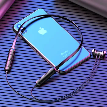 Q7 Bluetooth earphone Headset 4D Audio Wireless Headset Neck-hang 135mAh Sports Bluetooth 5.0 for SmartPhone
Q7 Bluetooth earphone Headset 4D Audio Wireless Headset Neck-hang 135mAh Sports Bluetooth 5.0 for SmartPhone