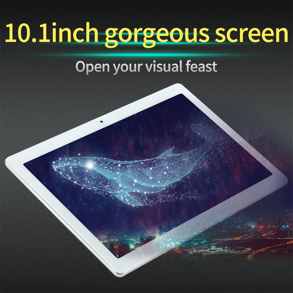 Новейший HD1920X1200P 10 1 дюймов Android 8 4 + 32 Гб планшет 3-осевой датчик силы тяжести