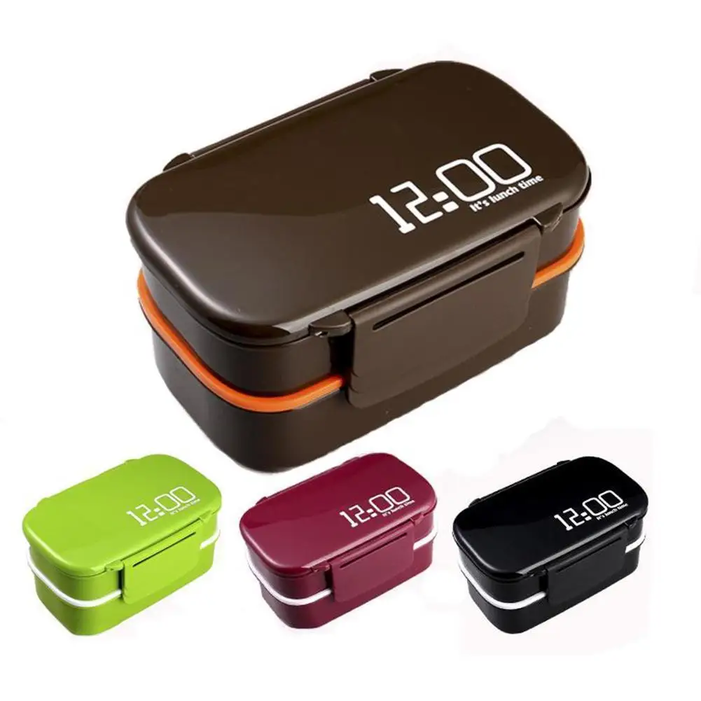 Microwave Double Layer Lunch Box Plastic Bento Lunch Lunchbox With Workers Container Student Box Food Compartments S2T6
Microwave Double Layer Lunch Box Plastic Bento Lunch Lunchbox With Workers Container Student Box Food Compartments S2T6