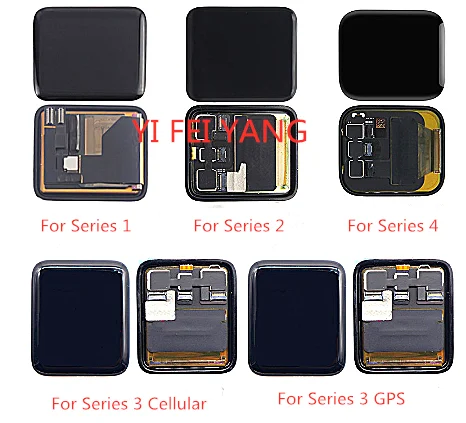LCD screen Display Touch Screen Digitizer Assembly Repair Part For Apple watch Series 1 2 3 38mm 42mm 4 40mm 44mm Display
LCD screen Display Touch Screen Digitizer Assembly Repair Part For Apple watch Series 1 2 3 38mm 42mm 4 40mm 44mm Display