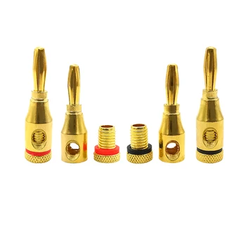 20Pair 4mm Banana Plugs Connector Gold plated red & black 4mm Terminal Cable Wire adapter Musical Audio amplifier Speaker
20Pair 4mm Banana Plugs Connector Gold plated red & black 4mm Terminal Cable Wire adapter Musical Audio amplifier Speaker
