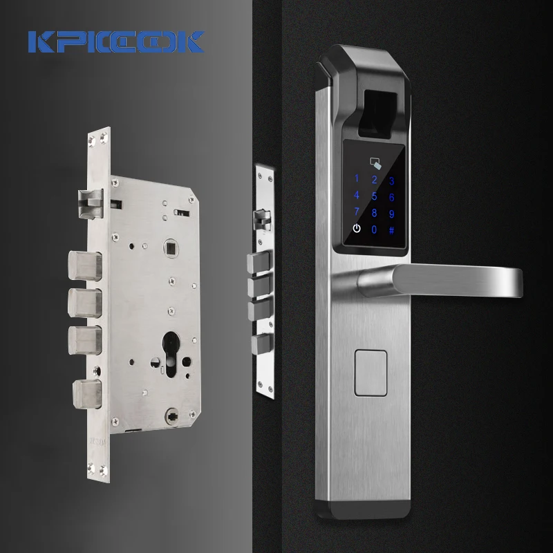 KPIOCCOK Biometric Fingerprint Door Lock Intelligent Electronic Lock Fingerprint Verification With Password & RFID Unlock
KPIOCCOK Biometric Fingerprint Door Lock Intelligent Electronic Lock Fingerprint Verification With Password & RFID Unlock