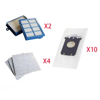 10PCS Vacuum Cleaner Dust Bags for s-bag and 2PCS H12 Hepa filter+4PCS Motor cotton filter fit for Philips Electrolux Cleaner
10PCS Vacuum Cleaner Dust Bags for s-bag and 2PCS H12 Hepa filter+4PCS Motor cotton filter fit for Philips Electrolux Cleaner