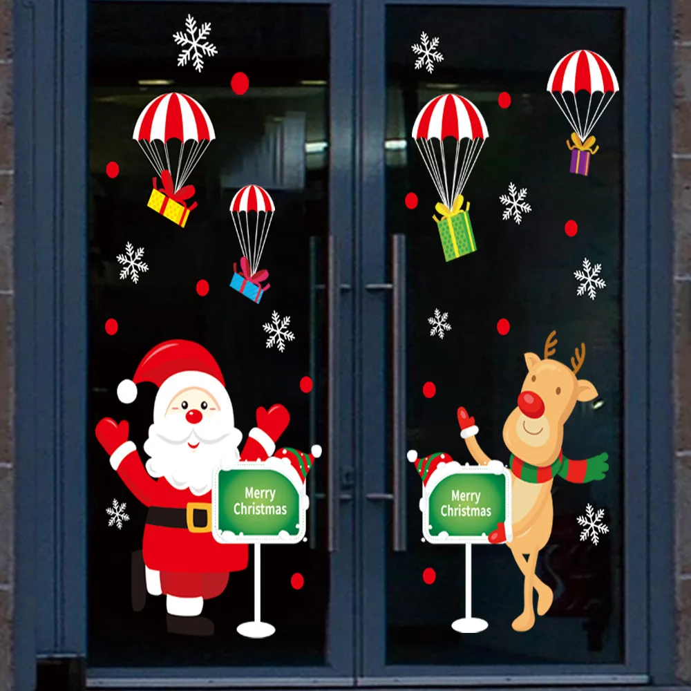 new christmas decoration exquisite removable window sticker