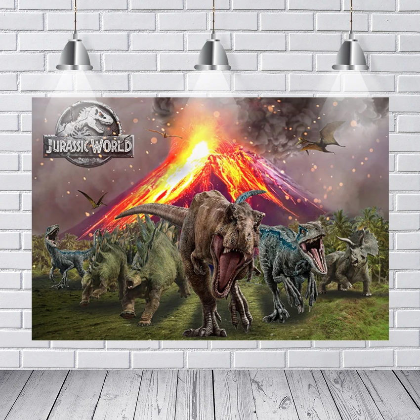 Jurassic World Party Dinosaur Background Customize Name Children Backdrop for Photography High Quality Computer Print
Jurassic World Party Dinosaur Background Customize Name Children Backdrop for Photography High Quality Computer Print