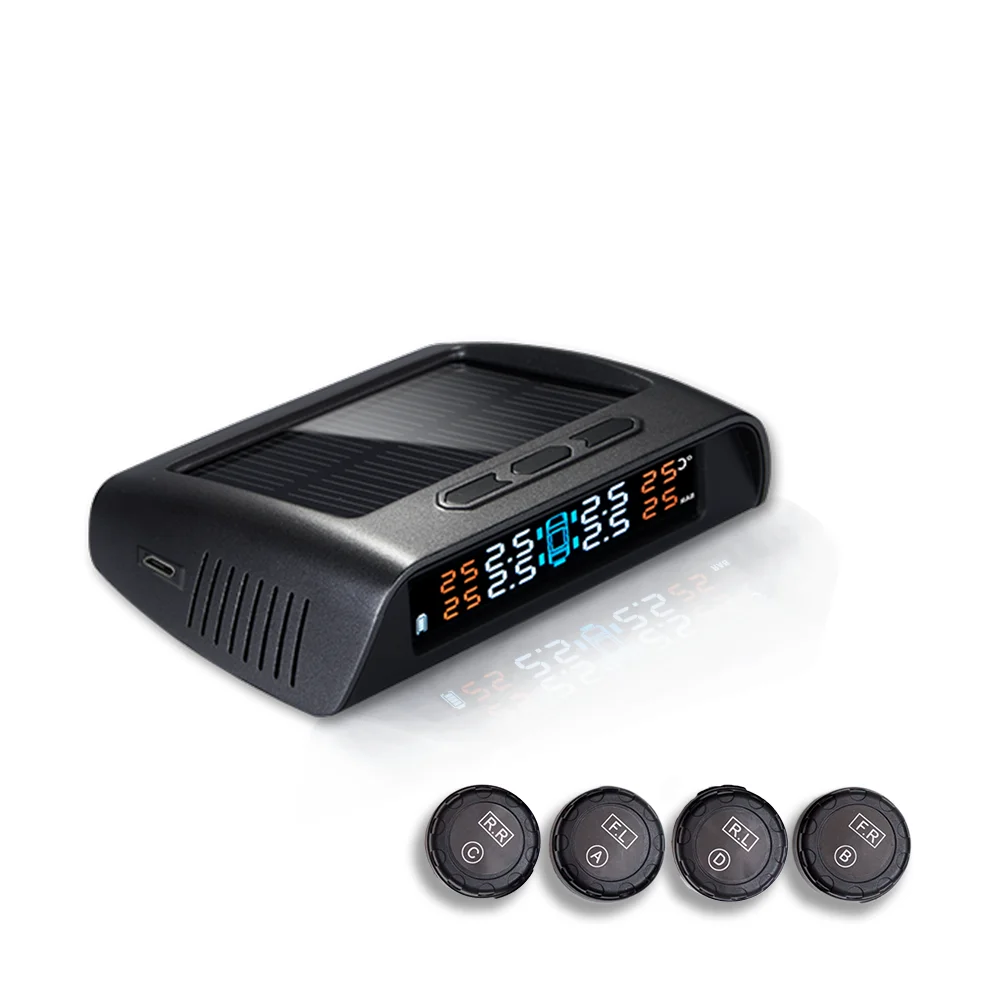2020 Tyre Pressure Alarm Monitor System Car Tire Temperature Real Time LCD Display TPMS Four External or Buld In Sensor Wireless
2020 Tyre Pressure Alarm Monitor System Car Tire Temperature Real Time LCD Display TPMS Four External or Buld In Sensor Wireless