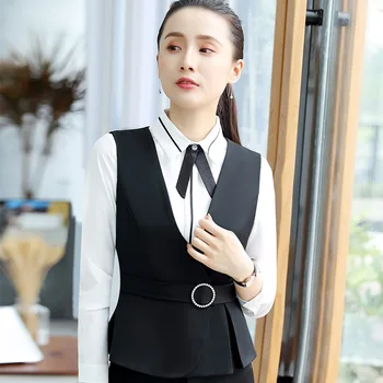 2019 Summer Vest Occupation Suit Female Hotel Front Desk Ol Beautician Tooling Uniform
2019 Summer Vest Occupation Suit Female Hotel Front Desk Ol Beautician Tooling Uniform