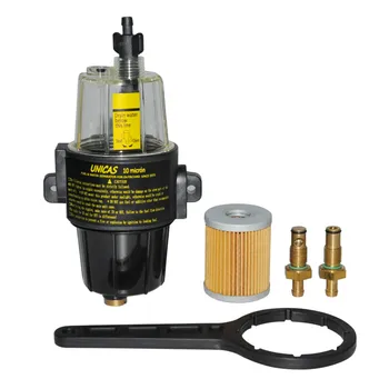 New Yacht Boat Diesel and Gasoline Engine UF-10K Fuel Filter Water Separator Assembly - Clear Bowl All Outboard Motors Fuel Tank
New Yacht Boat Diesel and Gasoline Engine UF-10K Fuel Filter Water Separator Assembly - Clear Bowl All Outboard Motors Fuel Tank