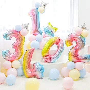 32inch Number Balloon 1 2 3 4 5 Number Digit Helium Foil Ballon Baby Shower 1st Birthday Party Wedding Decoration Balls Supplies
32inch Number Balloon 1 2 3 4 5 Number Digit Helium Foil Ballon Baby Shower 1st Birthday Party Wedding Decoration Balls Supplies