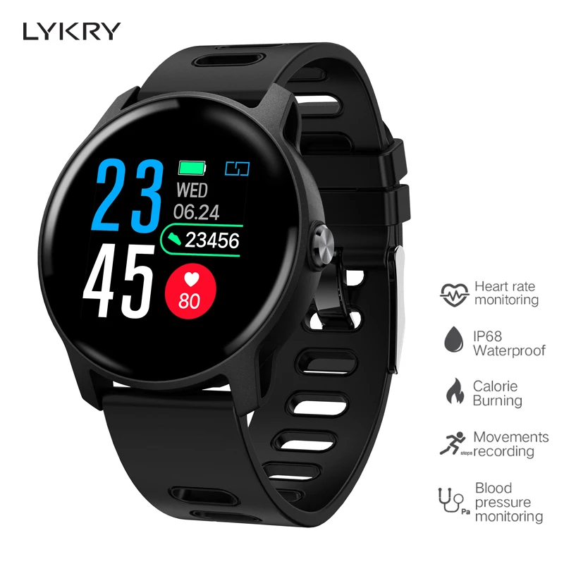 LYKRY S08 Smart Bracelet Watch Heart Rate Blood Pressure IP68 Waterproof Swimming Control Music Smart Watch For Android IOS
LYKRY S08 Smart Bracelet Watch Heart Rate Blood Pressure IP68 Waterproof Swimming Control Music Smart Watch For Android IOS