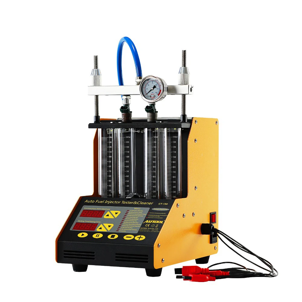 AUTOOL CT150 Car Injector Tester Cleaning Ultrasonic Gasoline Machine Auto Fuel Injectors Cleaner Diagnostic Tool
AUTOOL CT150 Car Injector Tester Cleaning Ultrasonic Gasoline Machine Auto Fuel Injectors Cleaner Diagnostic Tool