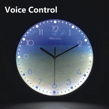 Luminous 3D Wall Clock Modern Design Scenic Theme for Living Room Voice Control LED Clocks with Backlight Wall Watch Home Decor
Luminous 3D Wall Clock Modern Design Scenic Theme for Living Room Voice Control LED Clocks with Backlight Wall Watch Home Decor