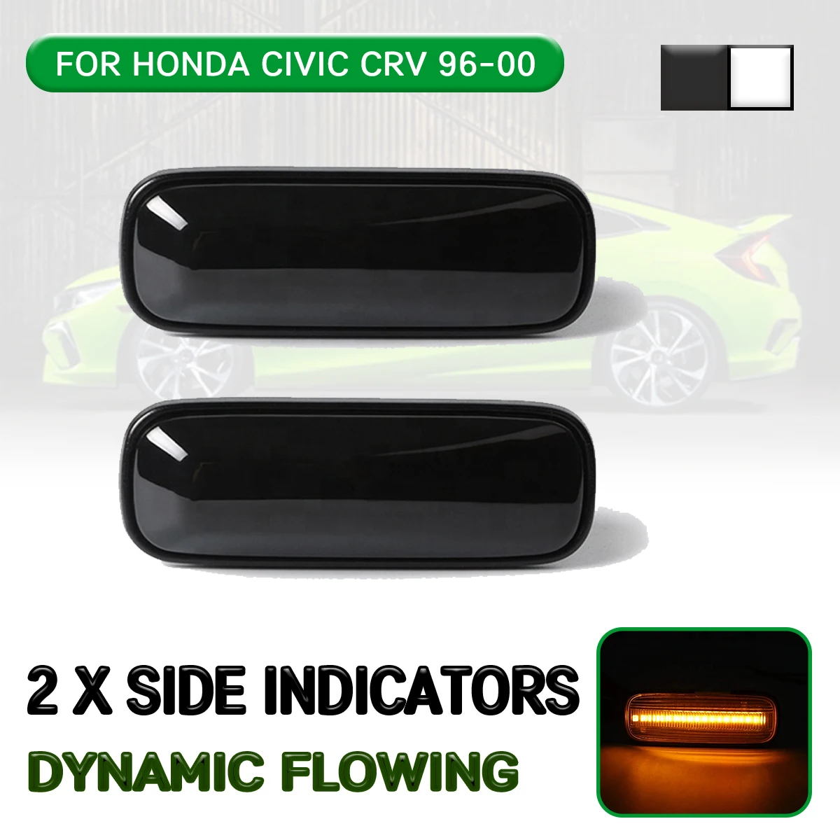 Car LED Dynamic Side Marker Light Flowing Turn Signal Light Lamp For Honda Civic For CRV 1996 1997 1998 1999 2000
Car LED Dynamic Side Marker Light Flowing Turn Signal Light Lamp For Honda Civic For CRV 1996 1997 1998 1999 2000