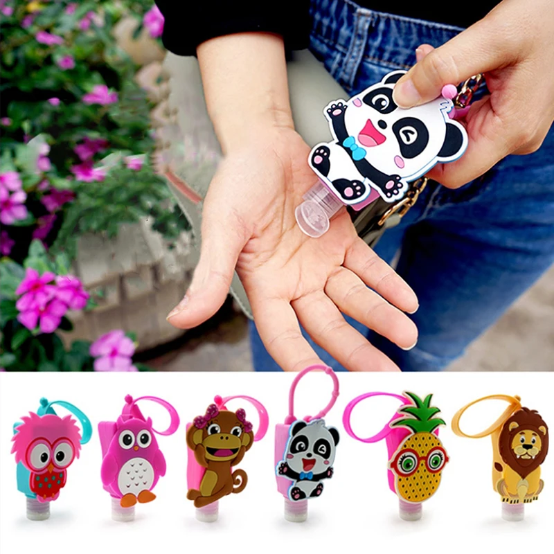 Cartoon Silicone Mini Hand Sanitizer Holder Travel Portable Safe Gel Holder Hangable Liquid Soap Dispenser Containers For Kids
Cartoon Silicone Mini Hand Sanitizer Holder Travel Portable Safe Gel Holder Hangable Liquid Soap Dispenser Containers For Kids