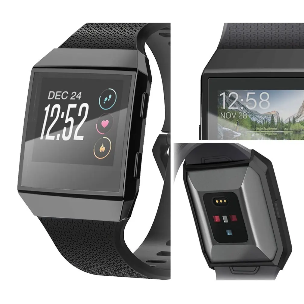 Watch Protective Shell Plating Silicon Shell Rubber Anti-Fall Sleeve Tpu Fashion Delicate Protective Case For Fitbit Ionic
Watch Protective Shell Plating Silicon Shell Rubber Anti-Fall Sleeve Tpu Fashion Delicate Protective Case For Fitbit Ionic