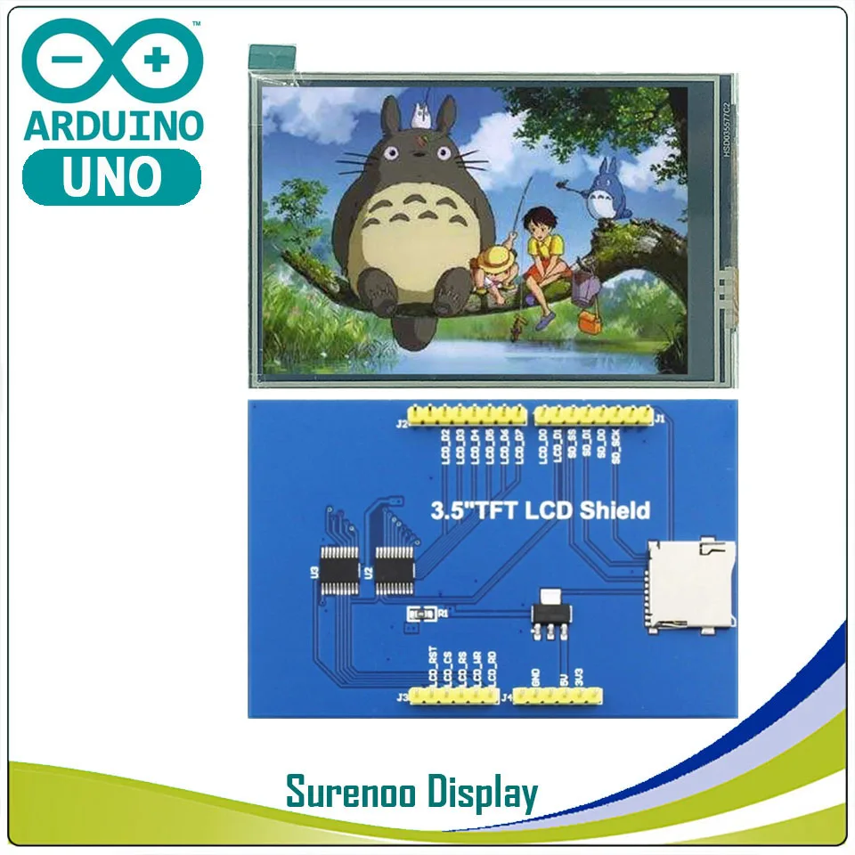 ЖК дисплей 3 5 дюйма 480*320 TFT экран модуля ILI9486 контроллер для Arduino UNO R3|ЖК-модули| |