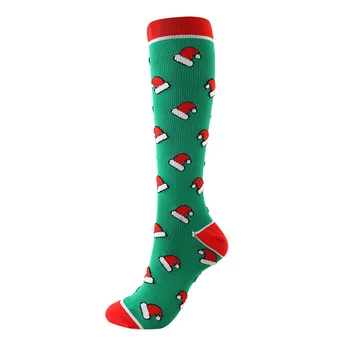 1 Pair Christmas Compression Stockings Women Men Pressure Socks Compress Sports Pattern Running Knee High Nylon Run Socks 
1 Pair Christmas Compression Stockings Women Men Pressure Socks Compress Sports Pattern Running Knee High Nylon Run Socks