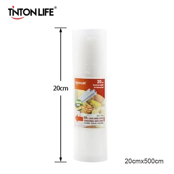 TINTON LIFE 20cmx500cm/roll Vacuum Sealer Food Saver Bag
TINTON LIFE 20cmx500cm/roll Vacuum Sealer Food Saver Bag
