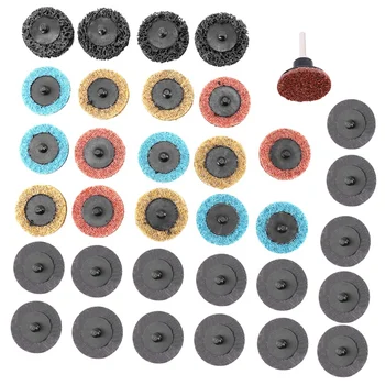 Sand Cloth Disc,35Pcs Sanding Discs Set,2 Inch Type R Roll Lock Discs Pads Sanding Roloc Abrasives
Sand Cloth Disc,35Pcs Sanding Discs Set,2 Inch Type R Roll Lock Discs Pads Sanding Roloc Abrasives