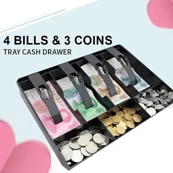 ABS Stylish Fashionable Cash Drawer Register Store Cash Drawer Cashier Storage Box 4 Bills 3 Coins Money Tray Garage Sales
ABS Stylish Fashionable Cash Drawer Register Store Cash Drawer Cashier Storage Box 4 Bills 3 Coins Money Tray Garage Sales