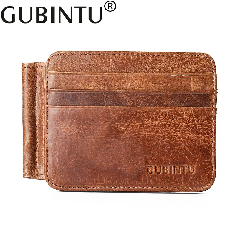 GUBINTU 2019 New Foreign Trade Retro Multi-card Top Layer Cowhide Wallet Bank Card Leather Dollar Gold CLIP Free Shipping
GUBINTU 2019 New Foreign Trade Retro Multi-card Top Layer Cowhide Wallet Bank Card Leather Dollar Gold CLIP Free Shipping