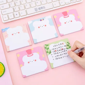 Cartoon Bear Sticky Notes Cute Creative Anime MemoPad School Stationery N Times Self Adhesive Office Memo Sheets Planner 
Cartoon Bear Sticky Notes Cute Creative Anime MemoPad School Stationery N Times Self Adhesive Office Memo Sheets Planner