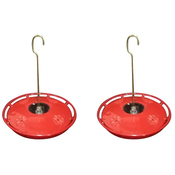 2-Pack Outdoor birds Feeder Hanging Bird Flower Feeders with 4 Feeding Stations for Outside
2-Pack Outdoor birds Feeder Hanging Bird Flower Feeders with 4 Feeding Stations for Outside