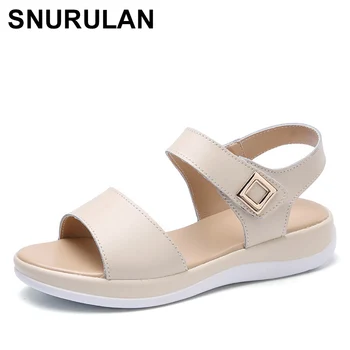 SNURULANWhite sandals Women's summer shoes Comfortable Real leather platform sandals for walking students Sandal shoesE086
SNURULANWhite sandals Women's summer shoes Comfortable Real leather platform sandals for walking students Sandal shoesE086