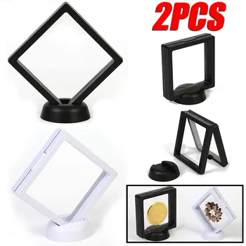 2pcs Floating Display Frame Plastic 3D Floating Coin Display Frame Holder Box Case Stand 90*90mm Home Decorations 
2pcs Floating Display Frame Plastic 3D Floating Coin Display Frame Holder Box Case Stand 90*90mm Home Decorations