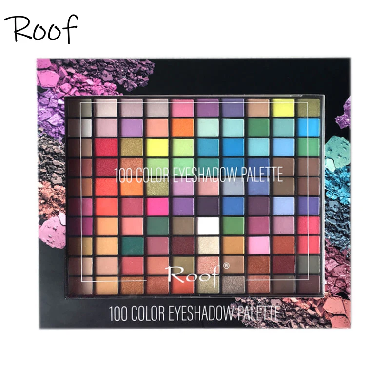 2019 Shadow Palette Makeup Shadow Matte Eye Shadow 100 color Water-proof Professional Palette LongLasting Shimmer Christmas Gift
2019 Shadow Palette Makeup Shadow Matte Eye Shadow 100 color Water-proof Professional Palette LongLasting Shimmer Christmas Gift