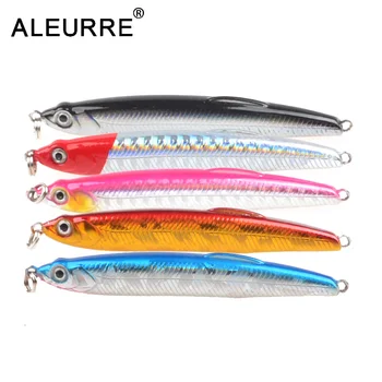 

ALEURRE High Quality 1pcs Thrill Stick Fishing Lure 7cm 10g Sinking Pencil Long casting Shad Minnow Artificial Bait Pike Lures