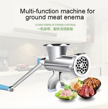 Multi-function Manual Meat Grinder Noodles Grinding Machine Handheld Making Gadgets Mincer Pasta Maker Meat Slice
Multi-function Manual Meat Grinder Noodles Grinding Machine Handheld Making Gadgets Mincer Pasta Maker Meat Slice