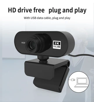 Webcam 2k Full HD Web Camera With Built-in Microphone USB Plug Web Cam For PC Computer Laptop Desktop Calling Conference
Webcam 2k Full HD Web Camera With Built-in Microphone USB Plug Web Cam For PC Computer Laptop Desktop Calling Conference