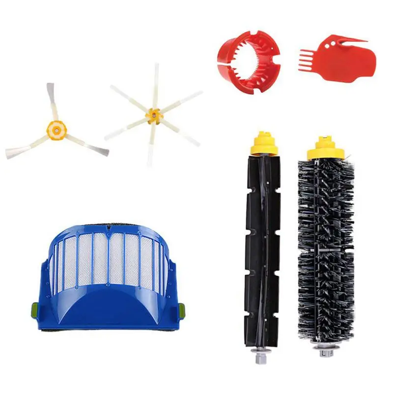 for iRobot Roomba 600 Series Vacuum Replacement Accessories, Replenishment Kit - 1 Filter, 1 Bristle Brush, 1 Flexible Beater Br
for iRobot Roomba 600 Series Vacuum Replacement Accessories, Replenishment Kit - 1 Filter, 1 Bristle Brush, 1 Flexible Beater Br