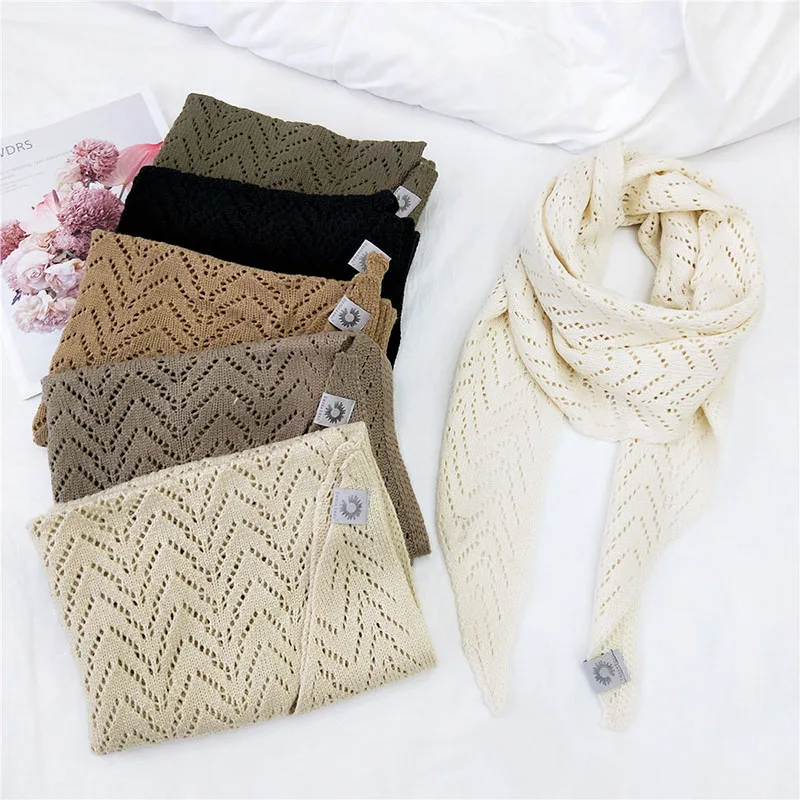 Triangle Scarf Knitting Collar Scarves 1PC Solid Color Imitation Cashmere Female All-match Simple Winter Warm Neckerchief
Triangle Scarf Knitting Collar Scarves 1PC Solid Color Imitation Cashmere Female All-match Simple Winter Warm Neckerchief