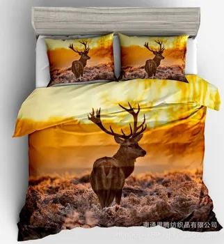 Digital Printing 3D Frosted Bedding 4-piece set 3-piece Animal Sheet Quilt Cover Pillow Case
Digital Printing 3D Frosted Bedding 4-piece set 3-piece Animal Sheet Quilt Cover Pillow Case