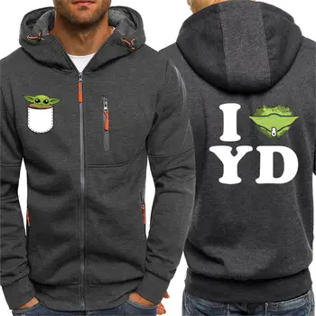 Men Hoodies Streetwear Hip Hop Baby Yoda Hooded Spring 2020 Casual Zipper Jackets The Mandalorian Fleece Sweatshirt 
Men Hoodies Streetwear Hip Hop Baby Yoda Hooded Spring 2020 Casual Zipper Jackets The Mandalorian Fleece Sweatshirt