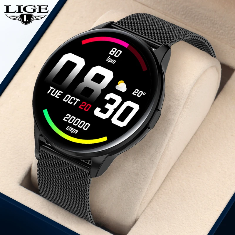 LIGE Smart Watch Men IP68 Waterproof Sports Smartwatch Women Android Reloj Inteligente Sports Heart Rate Detection Smart Watches
LIGE Smart Watch Men IP68 Waterproof Sports Smartwatch Women Android Reloj Inteligente Sports Heart Rate Detection Smart Watches
