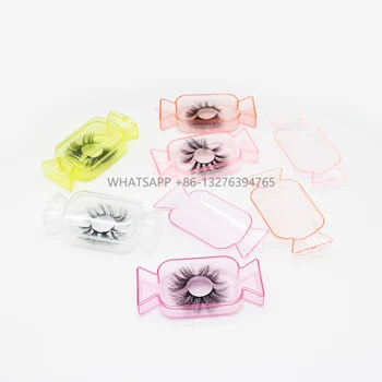 Mixed Color Transparent Candy Lashes Cases Private Label Sticker Custom Lashbox Packaging With Logo 100% Real Mink Eyelashes
Mixed Color Transparent Candy Lashes Cases Private Label Sticker Custom Lashbox Packaging With Logo 100% Real Mink Eyelashes