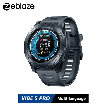 Zeblaze VIBE 5 PRO Color Touch Display Smartwatch Heart Rate Multi-sports Tracking Smartphone With Notifications WR IP67 Watch
Zeblaze VIBE 5 PRO Color Touch Display Smartwatch Heart Rate Multi-sports Tracking Smartphone With Notifications WR IP67 Watch